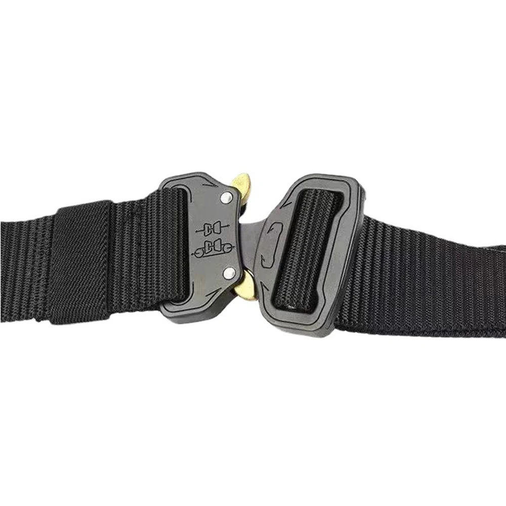 Cinturón táctico hombre multifunción nailon para caza y aire libre