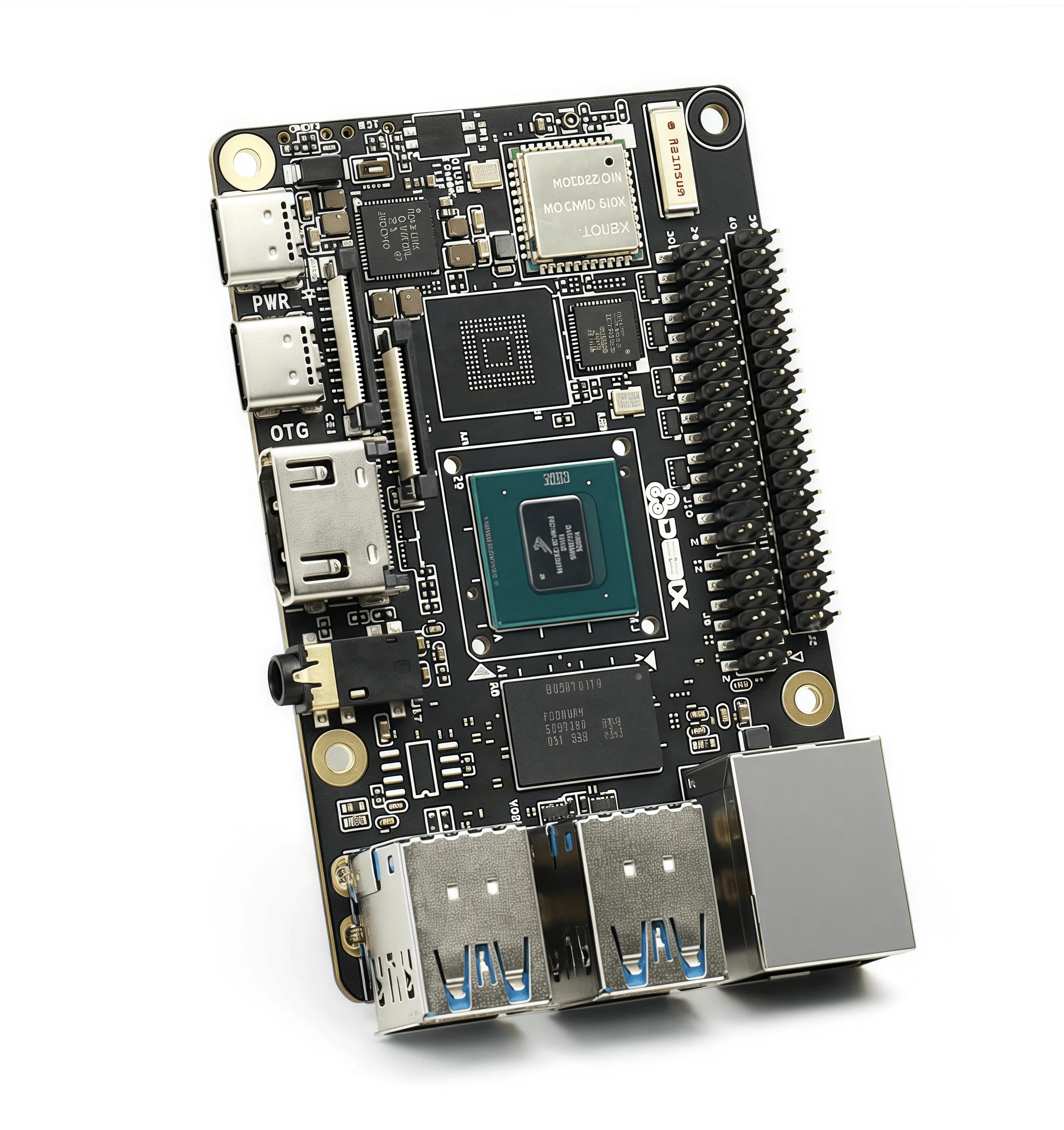 DEBIX Model لوحة تطوير رباعية النواة للكمبيوتر أحادية اللوحة متوافقة مع Raspberry Pi
