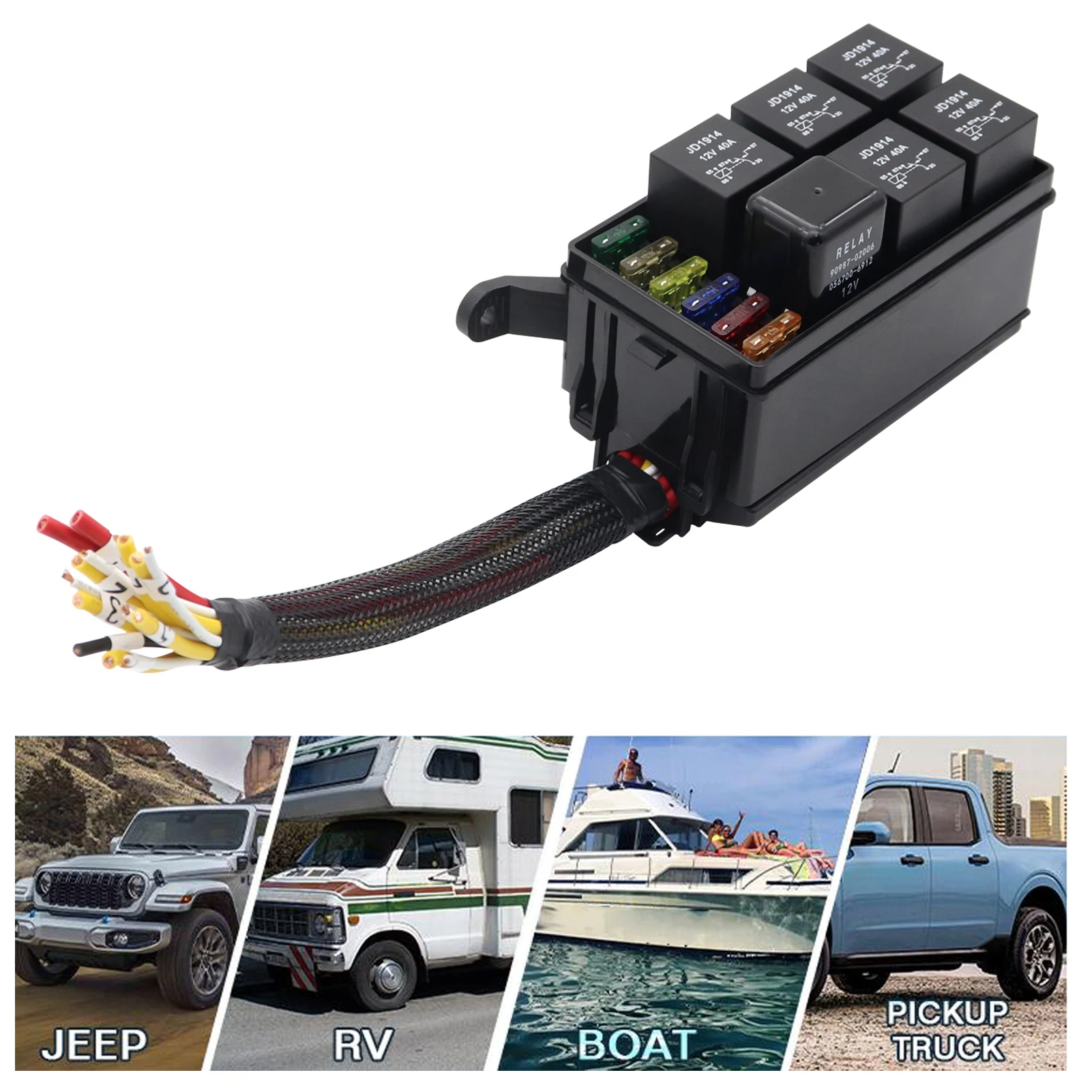 12 Volt Fuse Relay …