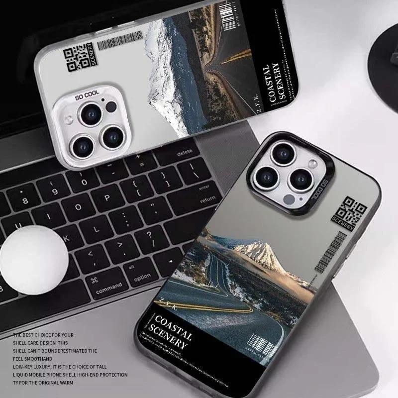 حافظة لهاتف هواوي هونور 400 200 ماجيك 7 لايت 90 5G 5 Pro 70 50 X9D X7D X6C X6B X9B X7B X8A X7A X9A X9 حافظة هاتف بمناظر طبيعية على الطرق الجبلية