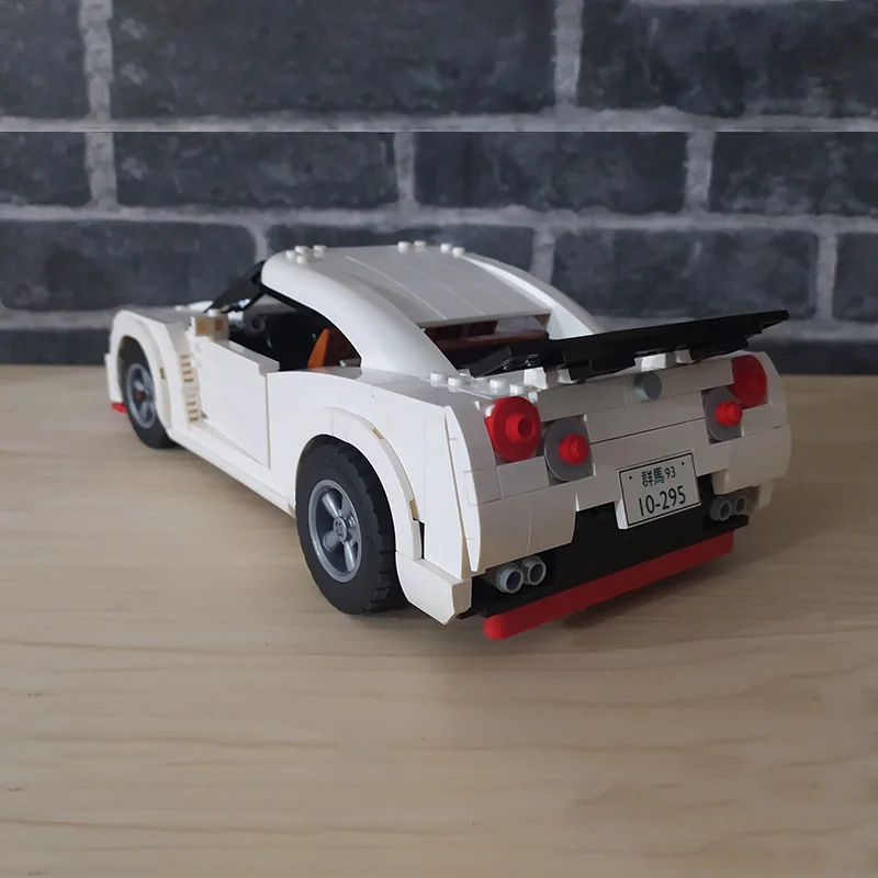 NEW Creative Expert The Iconic Japanese GT-R R35 Racing Sport Cars MOC Building Blocks Assemable DIY Super Racing Toys Gifts