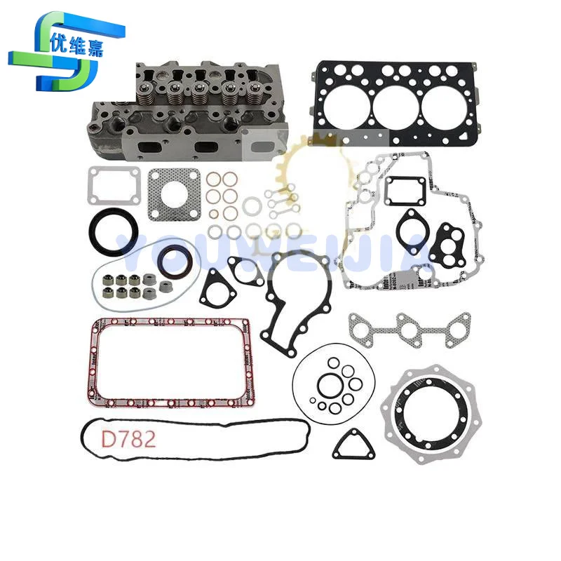 Kubota Z482 D1703 D1503 V1702 D1402 engine cylinder head piston connecting rod cylinder sleeve