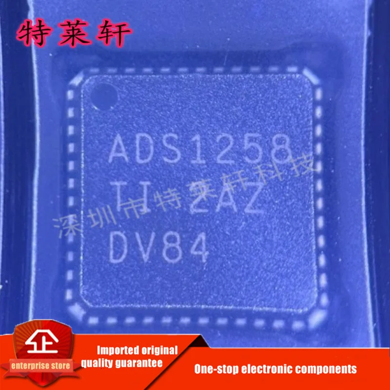 Chipset original do conversor, novo, ADS1258IRTCR, ADS1258IRTCT, ADS1258 VQFN48