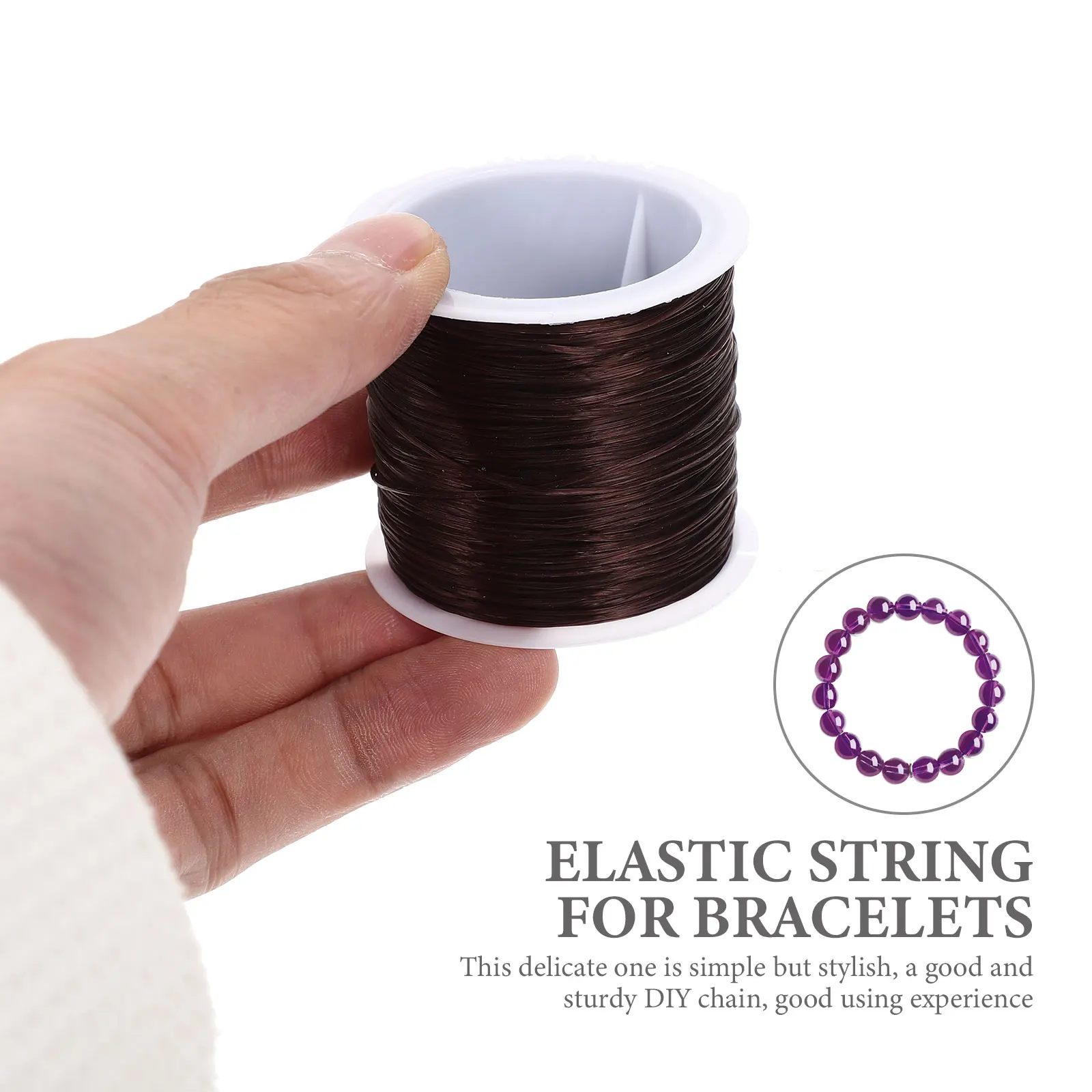 

4 Rolls Stretch Cord Elastic String for DIY Bracelets Necklace Jewelry Making Decorative Rope Stretchy String Decorative Rope