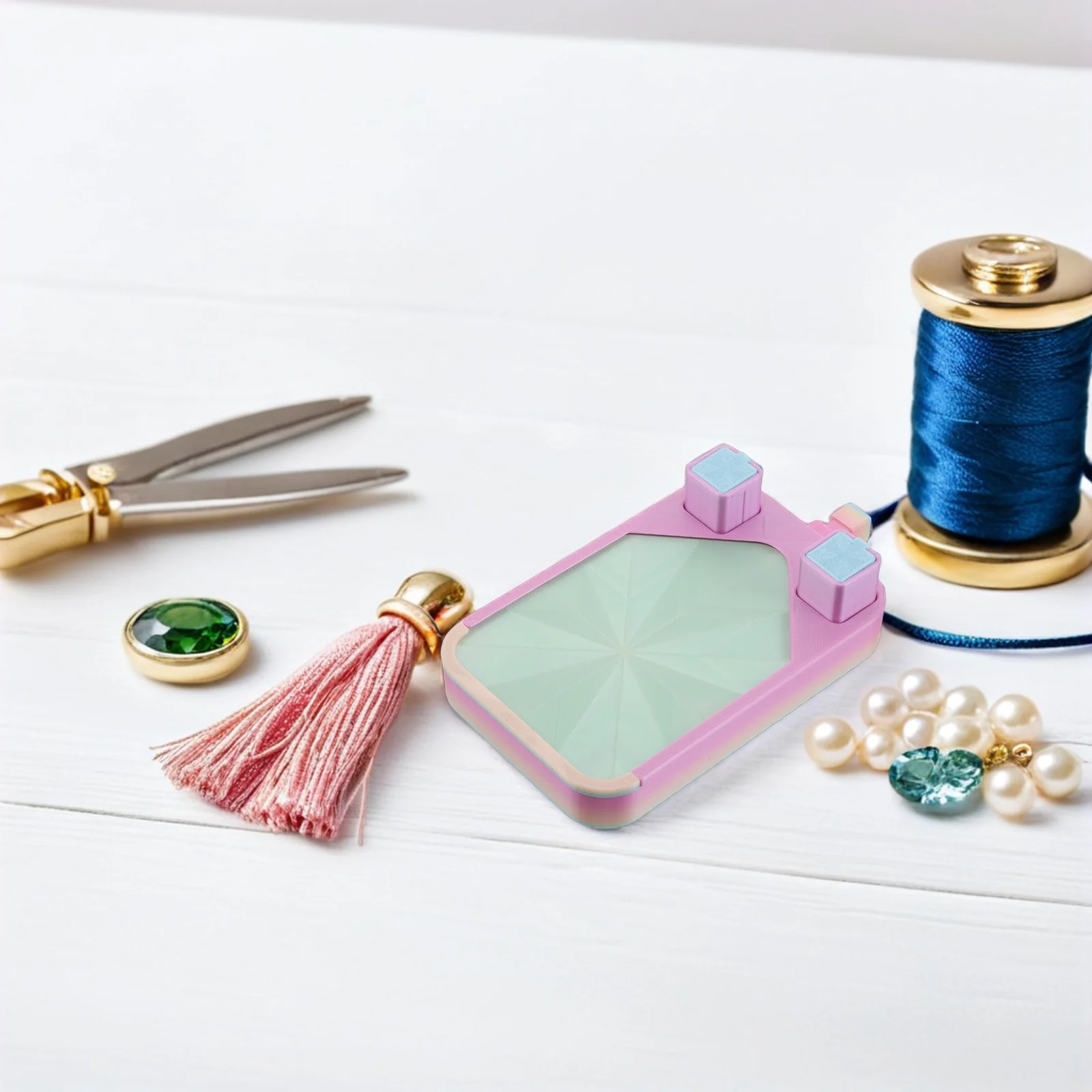 1 Set Accessories Kit Rhinestone Bead Sorting Trays Craft Organizer Plate For Jewelry Making Funnel Storage