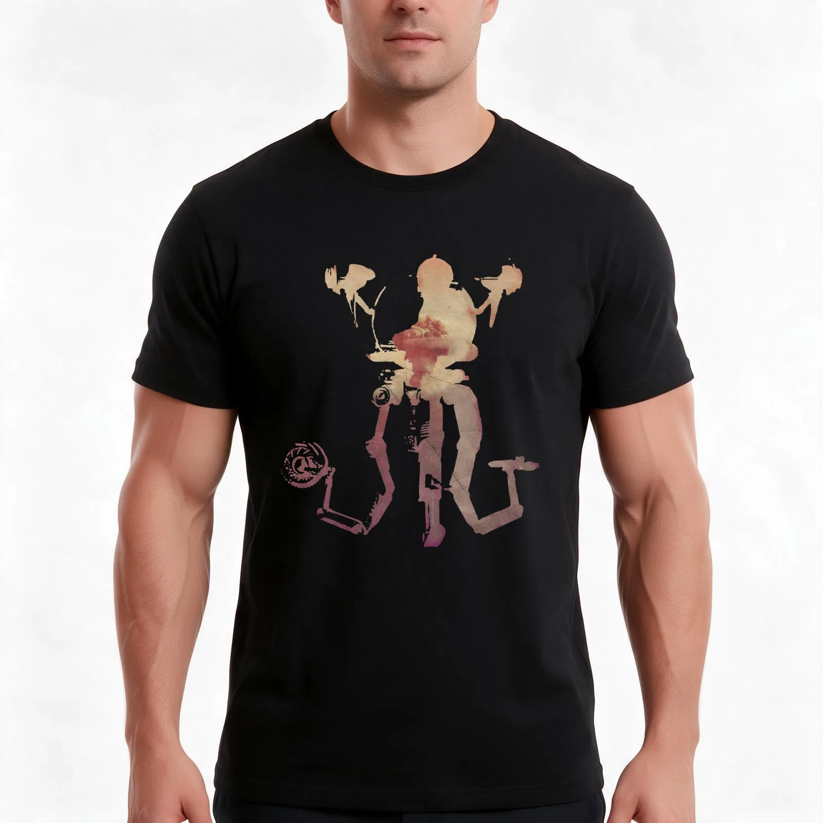 Mister Handy - Please Stand By T-Shirt, Summer Casual Cotton Tee, Oversized Streetwear Tops, Vintage Graphic Print, 100% Cotton