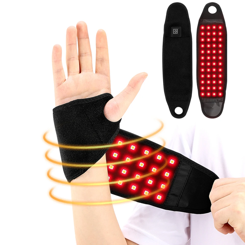 

660nm 850nm Near Infrared Light Machine Wrist Guard Health Care Wristband Hand Massager Beauty Device Home Use