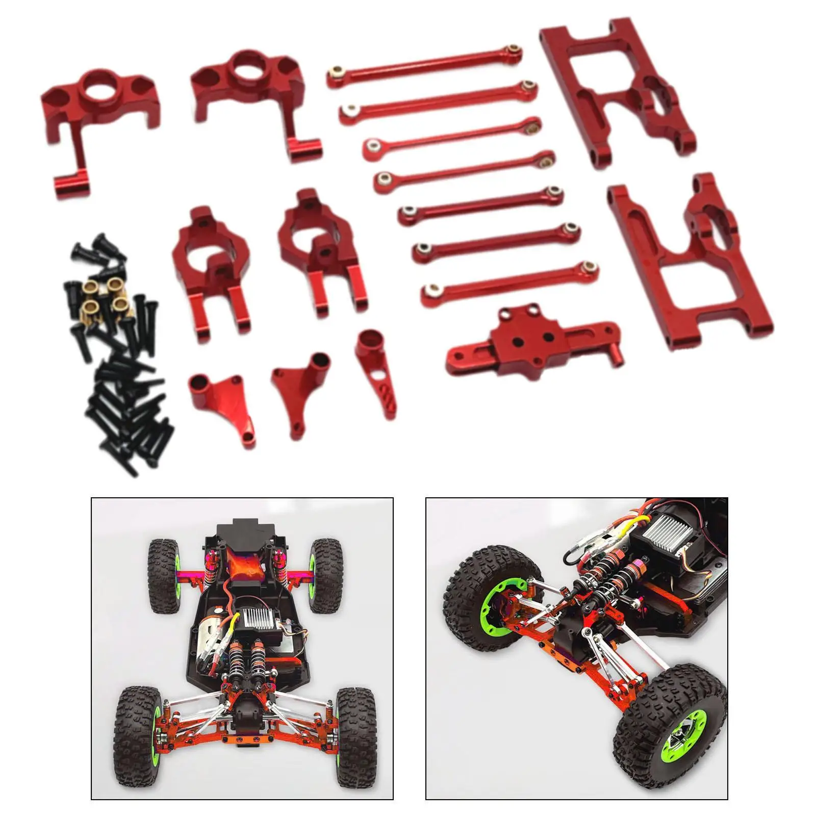 

RC Car Upgraded Metal Parts,RC Car Accessory,Spare Part Set for 124006,12423,12427,12428,12429,Wltoys 1/12 RC Car DIY Accs