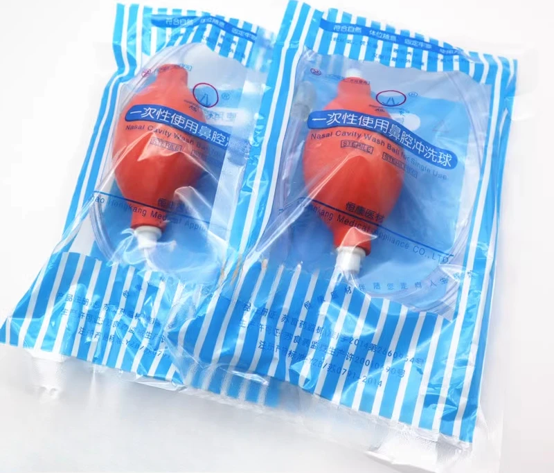 2Pcs Disposable Nasal Rinse Ball  Nose Wash Rinse 75ml