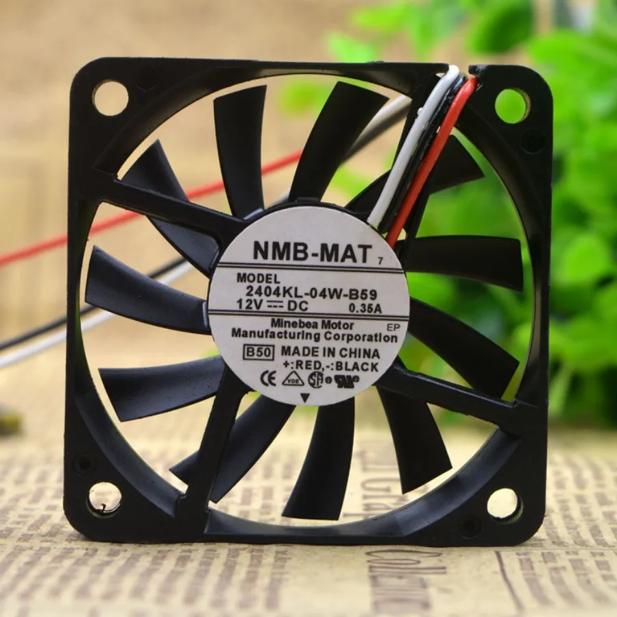 AA + original NMB 6CM 2404KL-04W-B59/B50 12V 0.35A three-wire, speed version, fan wholesale negotiable price