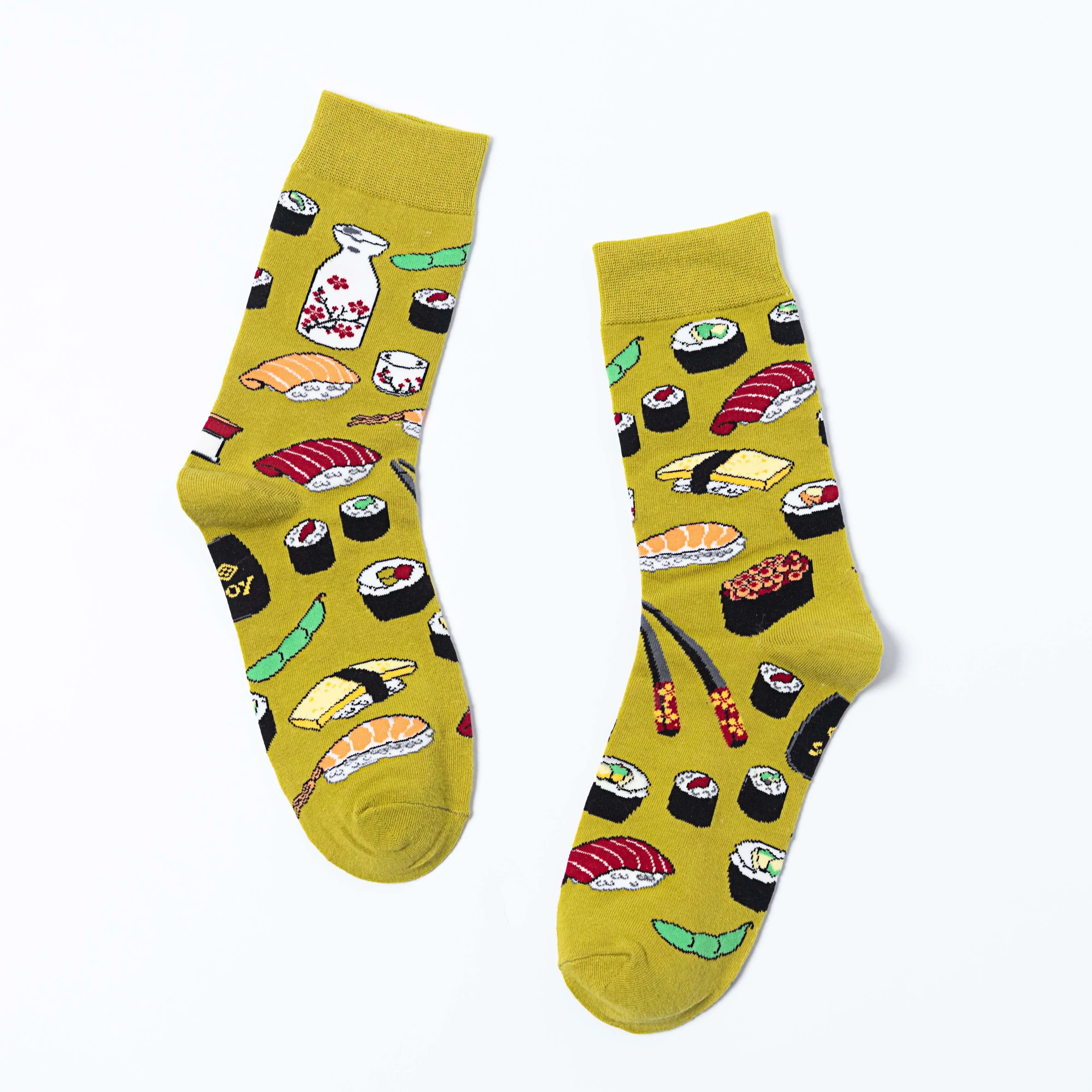 Women Socks cartoon avocado hamburger sushi egg apple Happy Harajuku Japanese Korean Style Kawaii Funny cute cotton Short socks