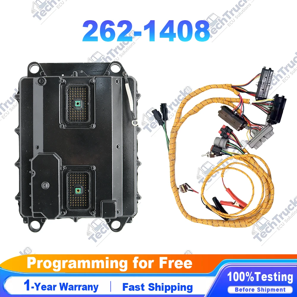 

262-1408 Excavator Control Unit ECU for CAT C-12 C-10 C-15 2621408 Wheel Loader 950G ECM ECU with Programming Cable