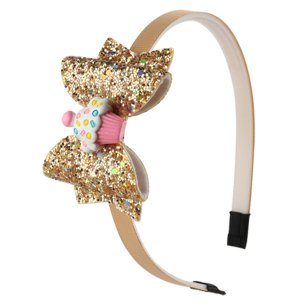 

Bow Headband Gradient Headdress Hair Hoops Decorative Rainbow Headwrap Accessories Headbands for