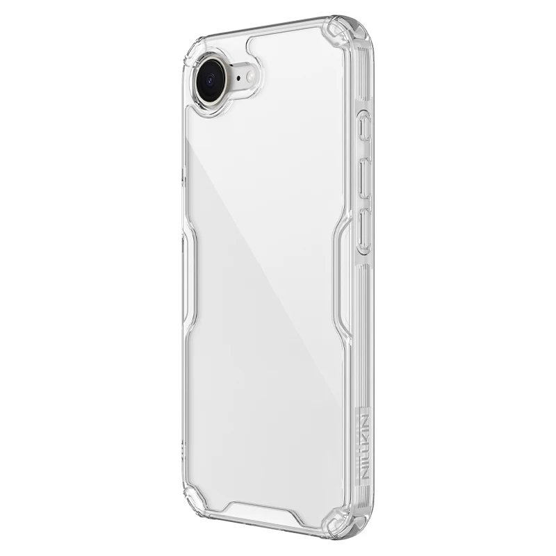 حافظة NILLKIN لهاتف iPhone 16e، غطاء مقاوم للصدمات للشحن اللاسلكي، حافظة أصلية من مادة TPU مع حماية للزوايا، قبضة مضادة للانزلاق