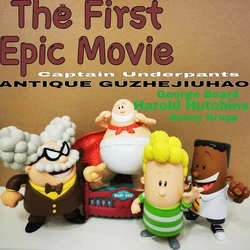 Movie Captain Underpants Benny Krupp George Beard Harold Hutchins Professor Poopypants Melvin Sneedly Edith Action Toys Kids Toy