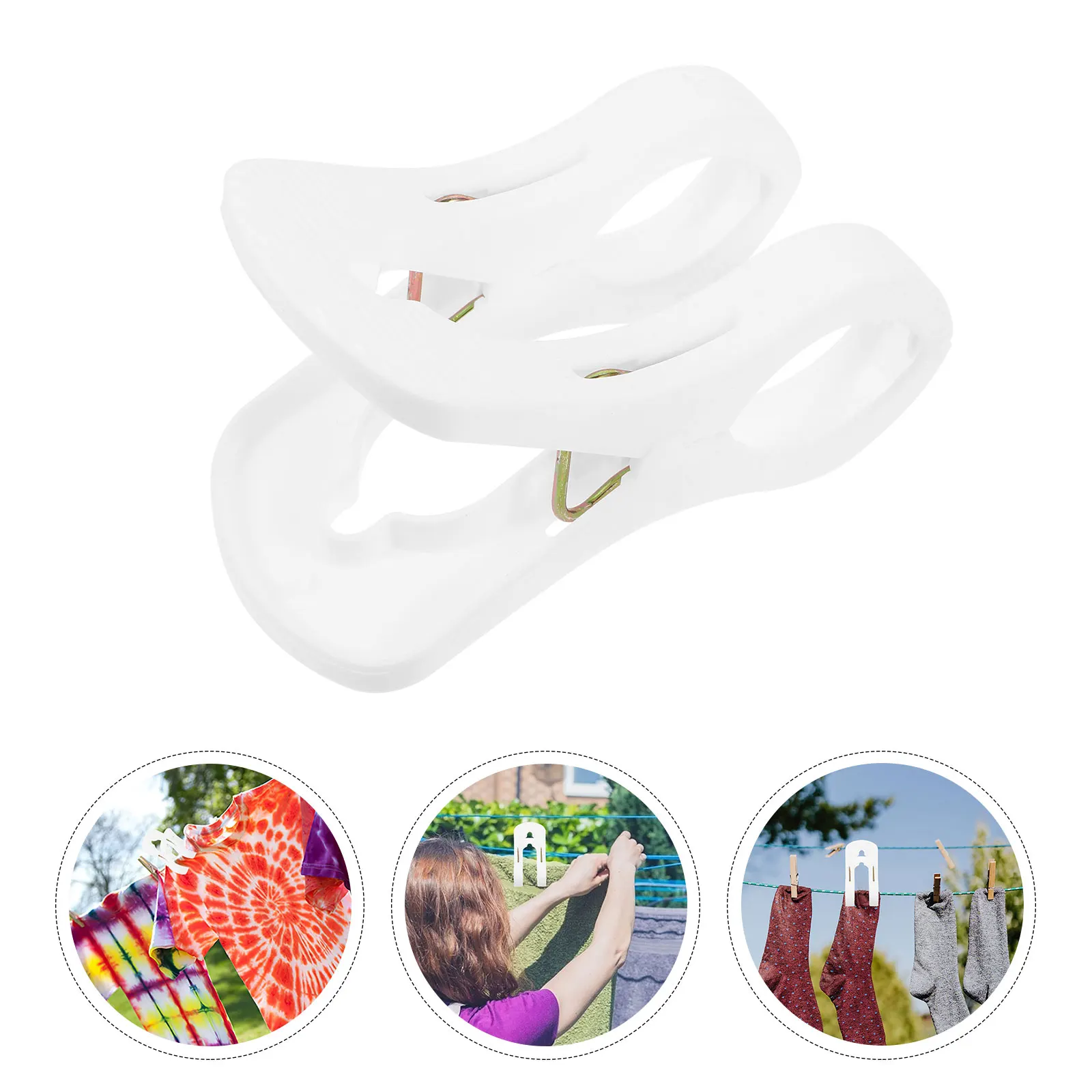 

Heavy Duty Windproof Clothes Clips Large Non-Slip Plastic Quilt Clothespins For Laundry Quilt Jeans Pp Metal