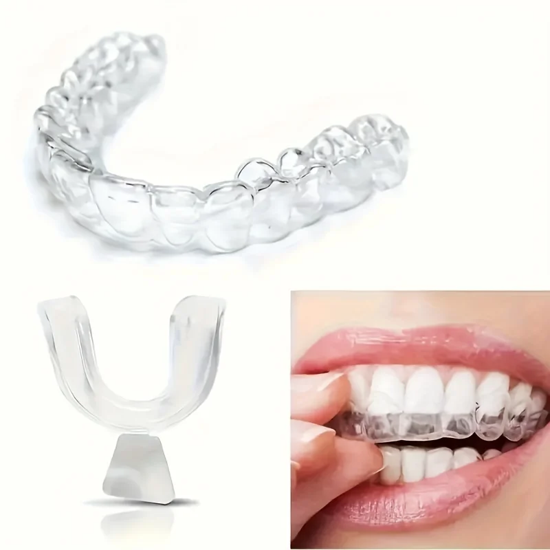 

Silicone Mouth Guard Teeth Protector Night Guard Mouth Tray for Bruxism Grinding Non-snoring Teeth Whitening Protection