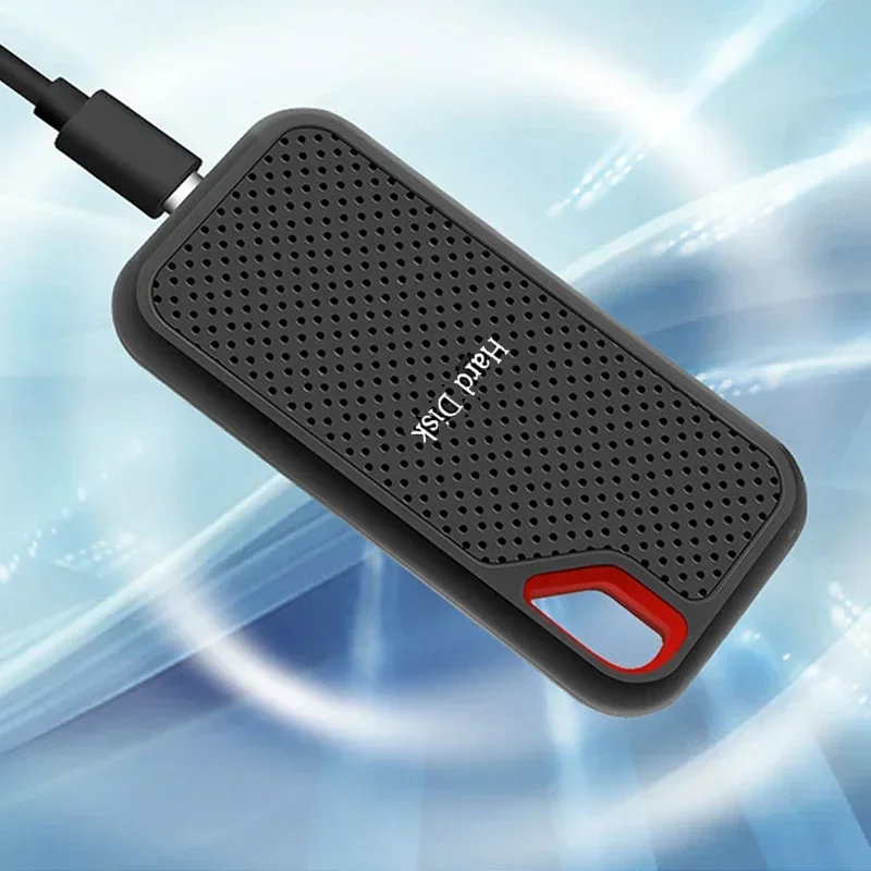محرك الأقراص الصلبة الخارجي 1 تيرا بايت SSD محمول 4 تيرا بايت محرك الأقراص الصلبة الخارجي USB 3.2/Type-C قرص صلب تخزين عالي السرعة للكمبيوتر/Mac/الهاتف