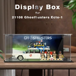 Acrylic Display Box for Lego 21108 Ecto-1 Clear Display Case Model Toy Show Box  (Lego Set not Included）