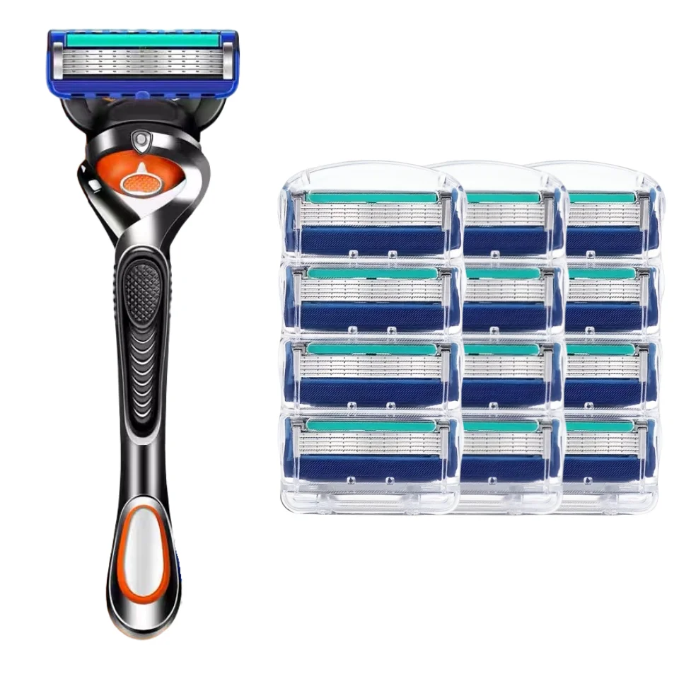 ماكينة حلاقة كلاسيكية مكونة من 5 طبقات، ماكينة حلاقة يدوية لإزالة الشعر للرجال والنساء #1