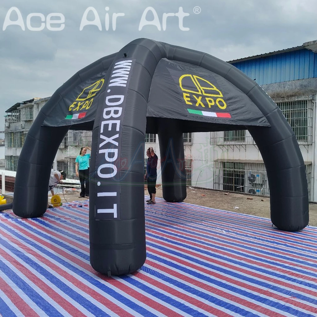Tenda gonfiabile personalizzata per ragno da 6 m Tenda gigante per eventi Tenda gonfiabile per promozioni all'aperto Spettacoli commerciali Feste