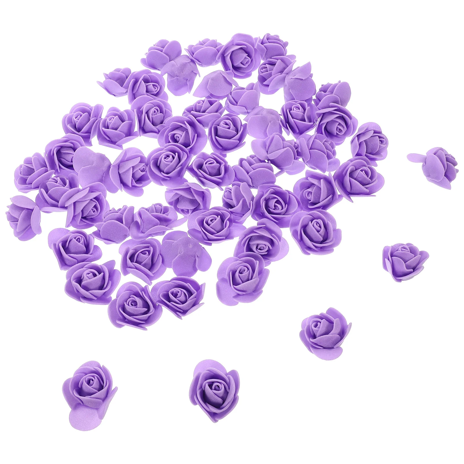 

200Pcs Artificial Rose Heads Foam Flowers Realistic Faux Roses for Wedding Bouquet DIY Craft Decoration Foam Rose Head
