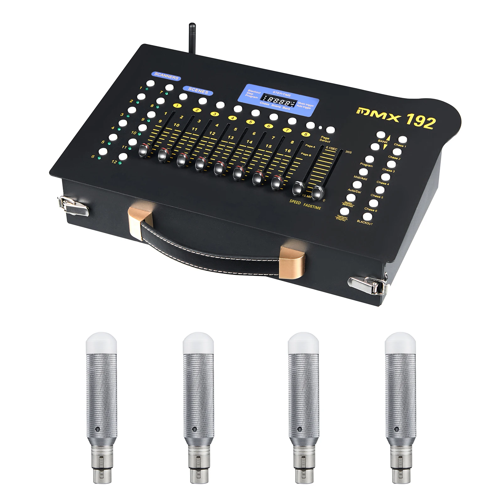 

Portable DMX 192 Controller Console for Stage Party Bar Lighting Show