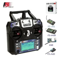 FLYSKY FS-i6 I6 2.4G 6CH AFHDS 2A Rdio Transmitter IA6B X6B A8S Receiver for RC Airplane Helicopter FPV Racing Drone