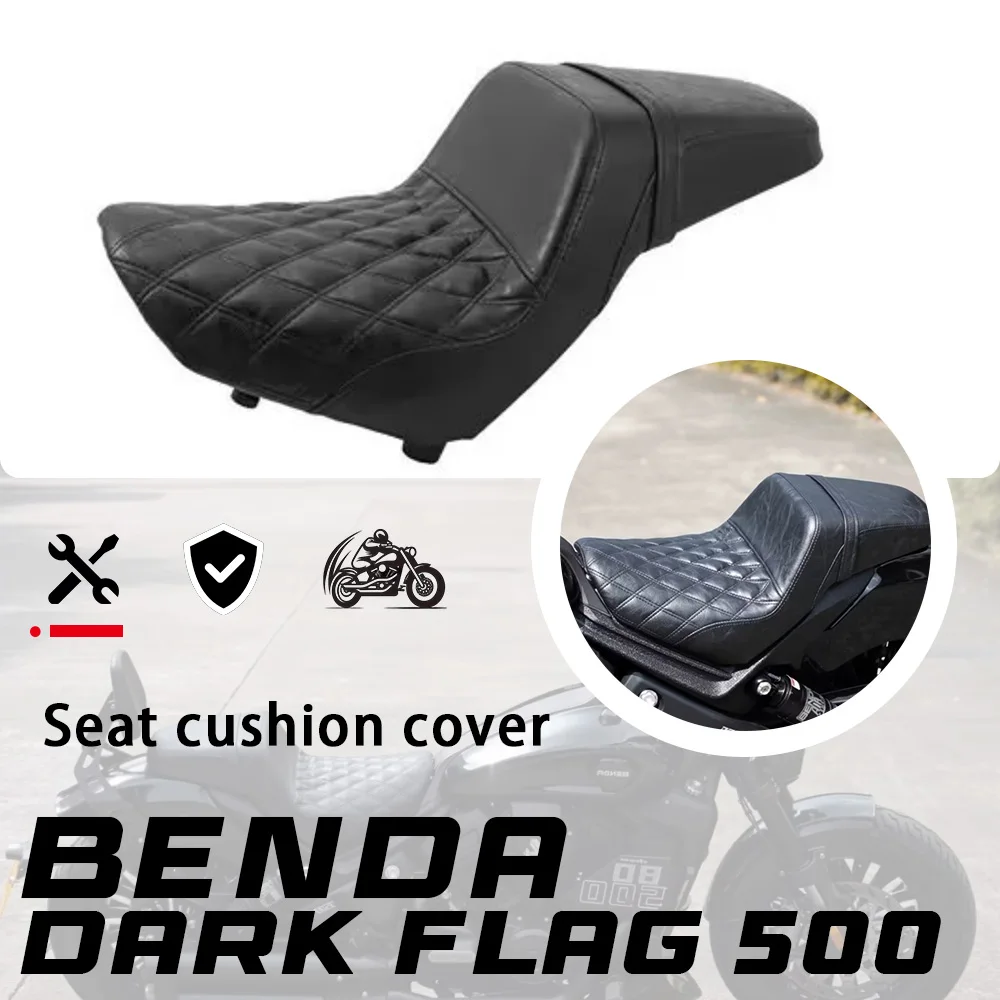 For 500 DARK FLAG black diamond-shaped double seat for 500dark flag