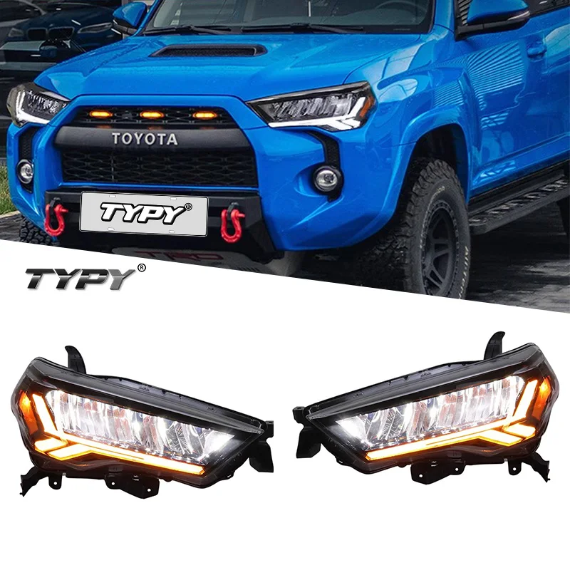 

Автомобильные светодиодные отражающие фары в сборе для Toyota 4Runner TRD Limited Off-Road SR5 Sport DRL, динамические лампы 2014-2020