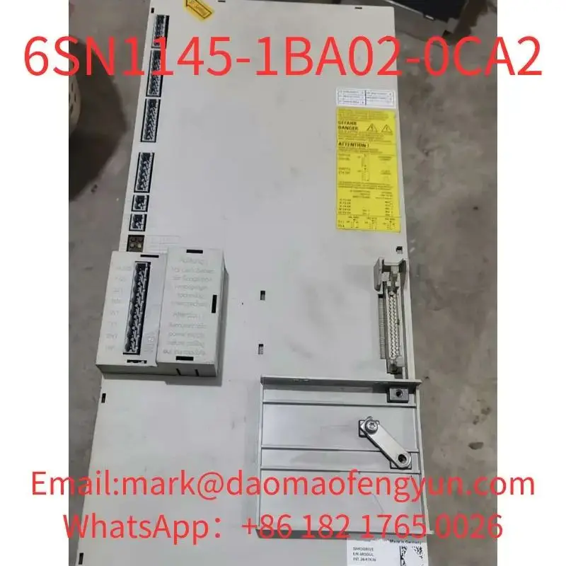 6SN1145-1BA02-0CA2 Used Tested Ok In Good Condition SIMODRIVE 611 INFEED/REGEN.FEEDBACK MODULE 36/47 KW