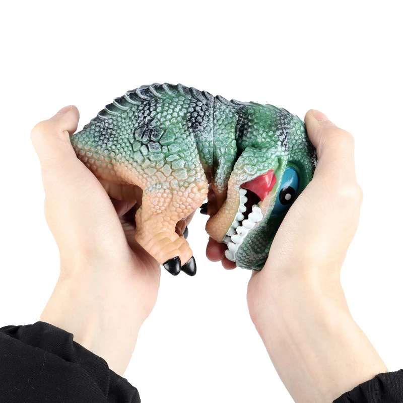 Simulation dinosaur model Q version kneading dinosaur with IC sounder T-Rex Spinosaurus Niulong meijialong toy