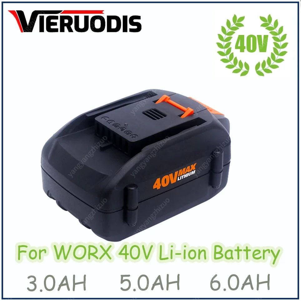 

For WORX 100% new Original brand new replaceable for WORX 40V 3.0AH/5.0AH/6.0AH lithium-ion battery tool battery WA3580