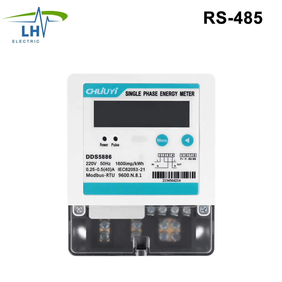 

RS485 Port for Single Phase Electricity Meter Remote Reading Module Real Time Power Monitoring Solar Energy System Compatible