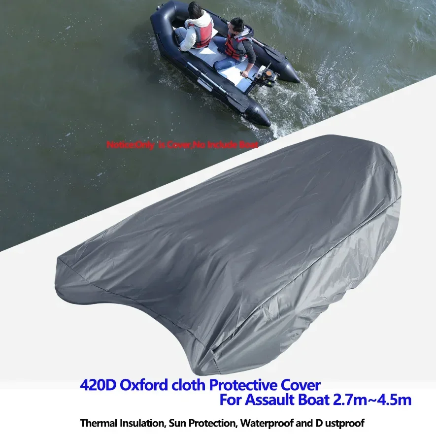 

Multi-model Dust Cover Inflatable Boat 420D Oxford Cloth Protective Cover Punching Boat Protective Cover Boat Sun Protection