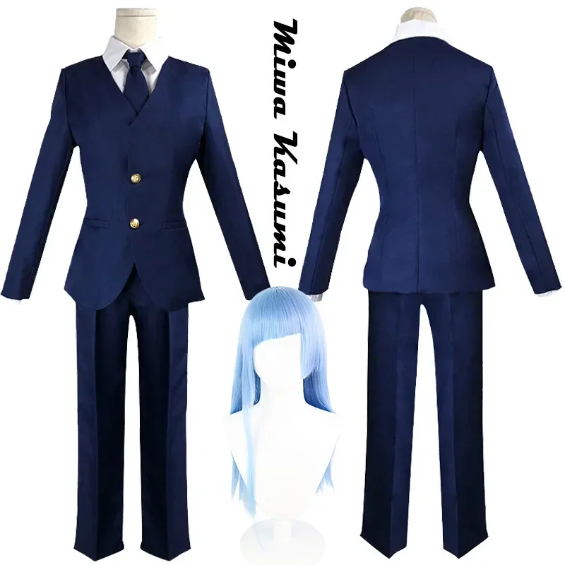 Anime Miwa Kaumi cosplay jujutsu Kaisen cosplay costume coat pants wig full set Halloween Carnival party women costume