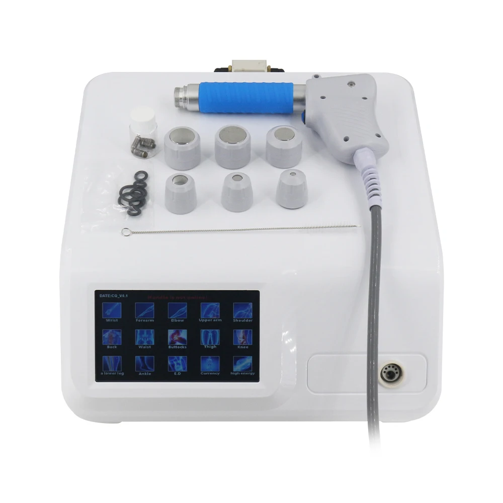 10Bar Pneumatic Shockwave Therapy Machine For Pain Relief Body Relaxation Shock Wave ED Treatment Health Care Massager