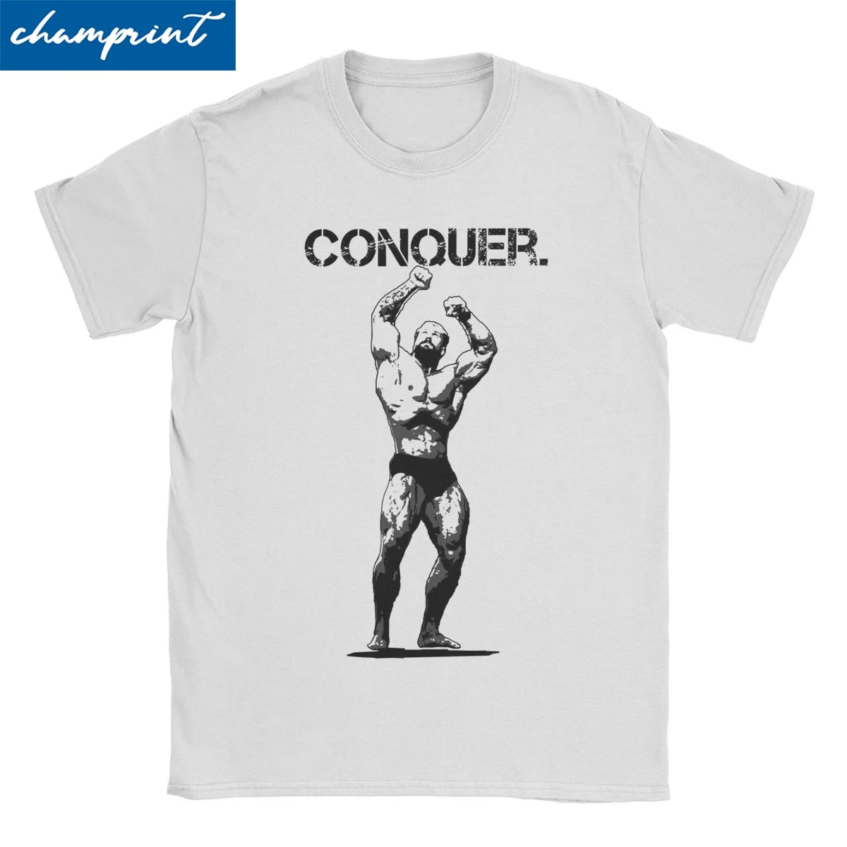 Chris Bumstead T-Shirts for Men Women Gym Motivation Vintage Cotton Tee Shirt Round Collar Short Sleeve T Shirts Summer Clothing