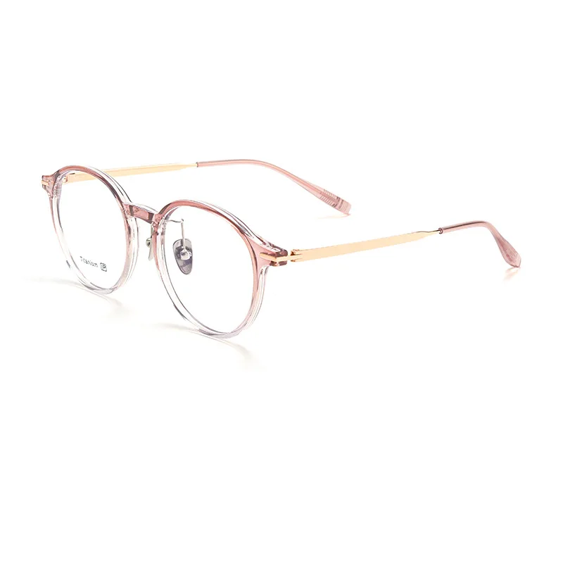 TR90 Round High Myopia-Soft Silicone Nose Pads Lightweight Design Prescription Glasses Women Optical Prescription Progressive