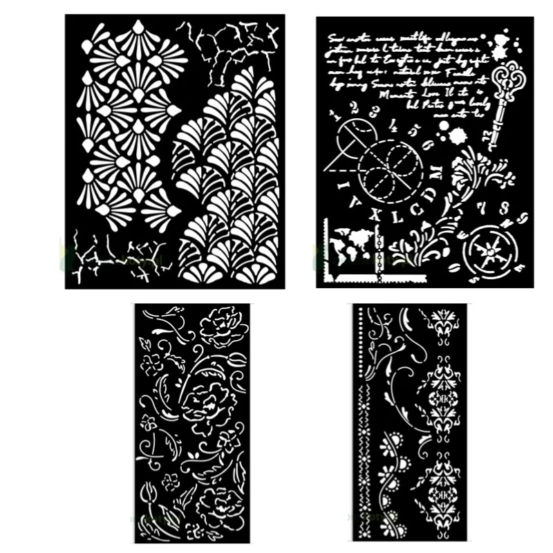 Cracks Pismo Korona Lace Kwiaty AlteregoFlower Stencil Metal Cutting Die Silicone Stamp Scrapbooking Photo Album Card DIY Paper