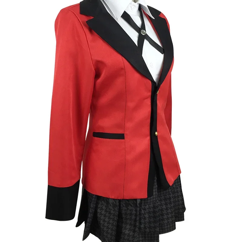 Anime Kakegurui Yumeko Costumes Cosplay Halloween Sayaka Compulsive Gambler Japanese School Girls JK Uniform Halloween Cos