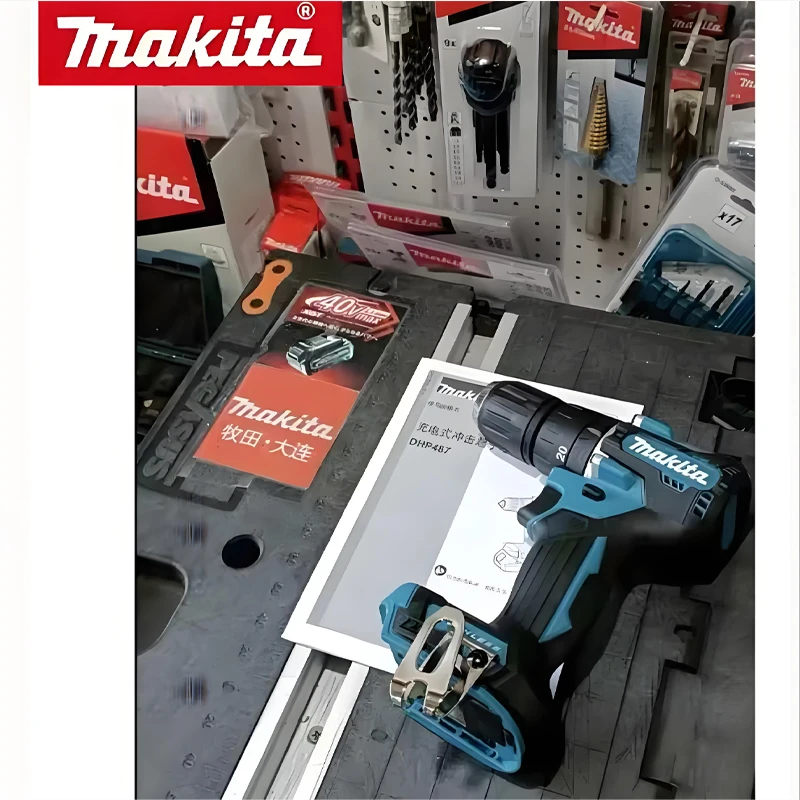 

Makita Original DDF487 Cordless Driver Drill Brushless Electric Impact Screwdriver 18V Rechargeable Battery BL1850