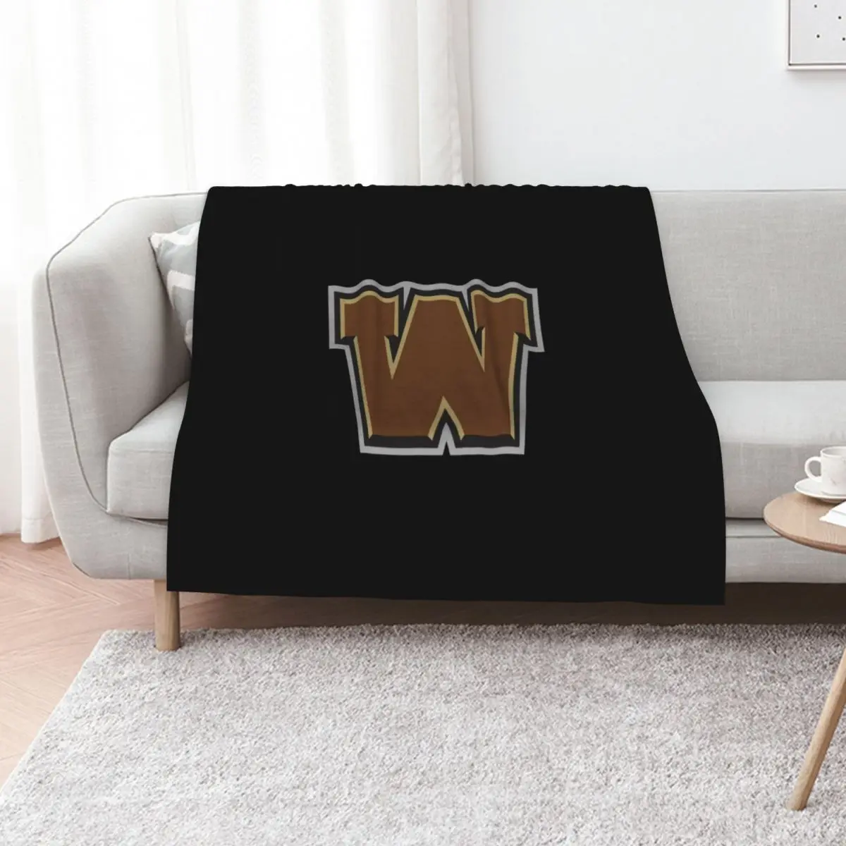 The Western Michigan Iconic Throw Blanket Cute Plaid Luxury Brand Large Sofa Quilt Luxury Designer Polar Blankets