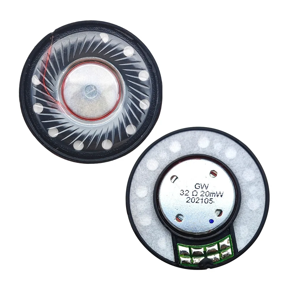 Substituição Speaker Unit para Denon, Driver para fones de ouvido, DIY, AH-GC25, AH-GC30, AH-MM400, AH-MM200, AH-NCW500, AH-D320, AH-D340, AH-D321,