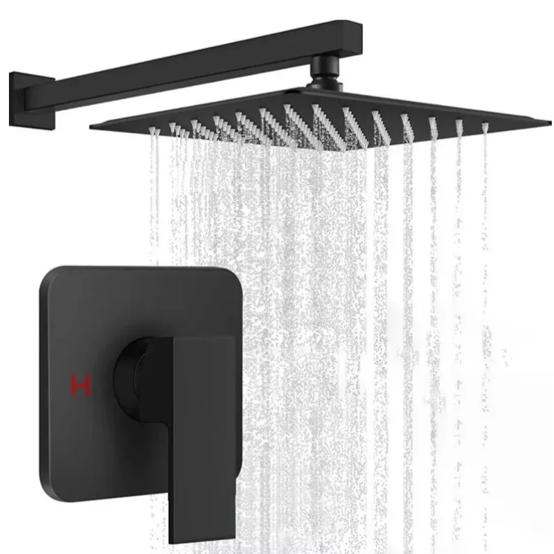 Bathroom Shower Faucets Stainless Steel Household Conceal Hot Cold Water Mixing Shower Head Modern Bathroom Accessories