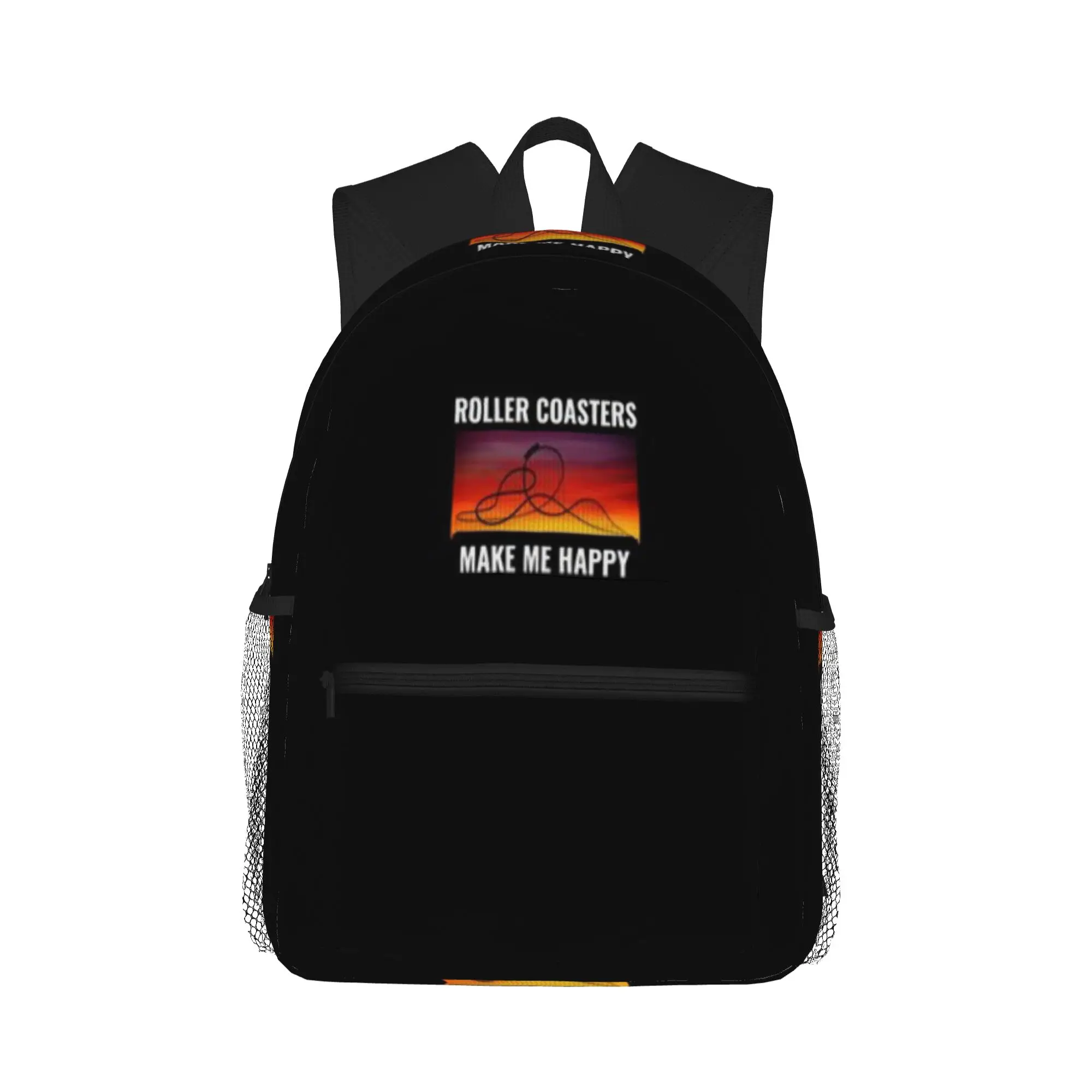 Roller Coaster Amusement Park Funny  Casual Backpack for Students and Adults Bags for women