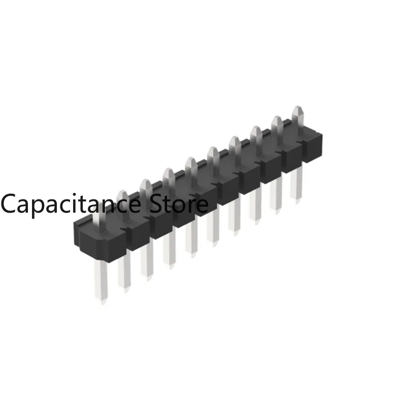 10PCS 3.96mm pin-arranging single-row single/double plastic 180-degree SMT connector is tinned with high current single pin 7A.