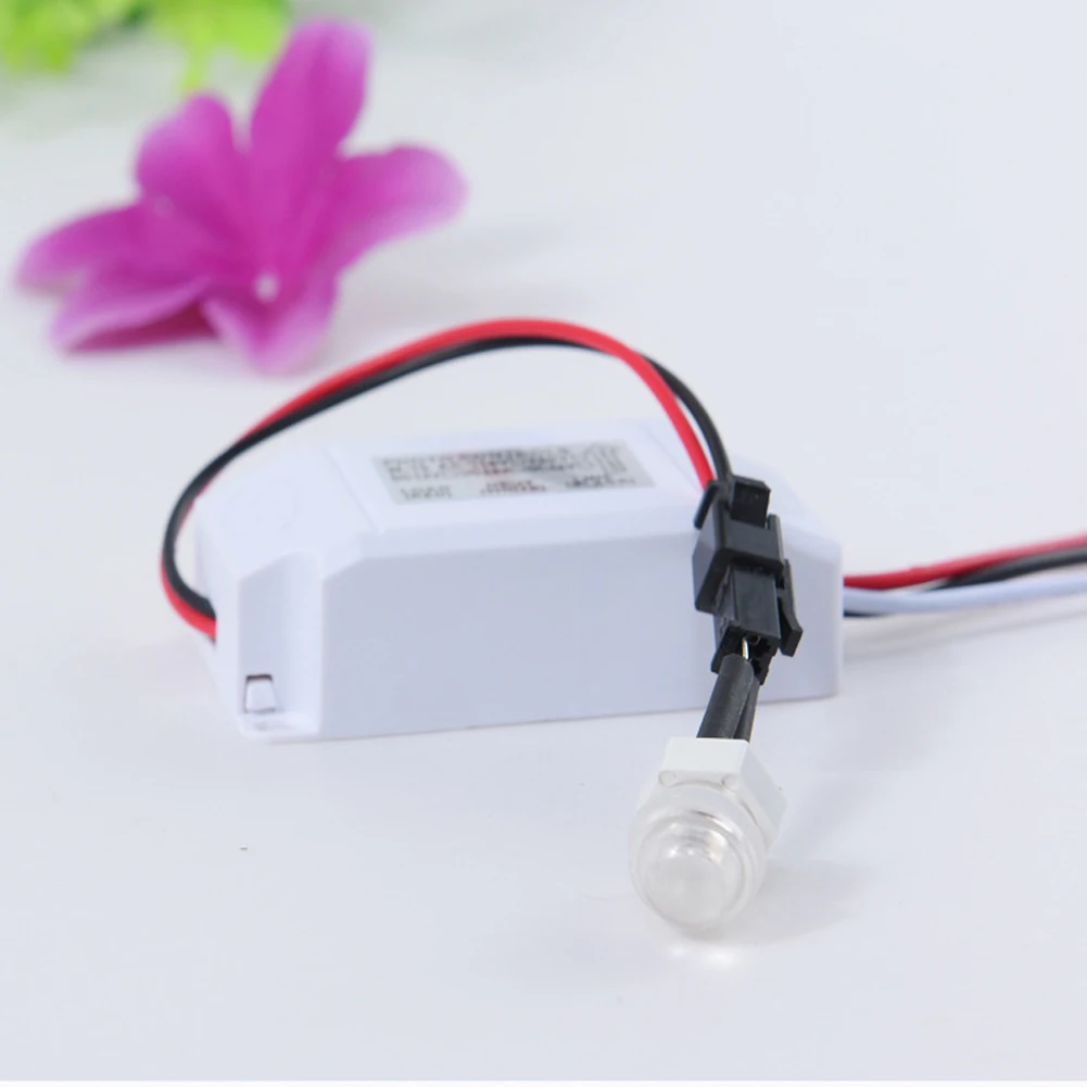 IP44 DC12V 24V AC220V Mini Outdoor Light Control Photo Sensor Switch Rainproof 25A 100W Delay Sensor for Lamps