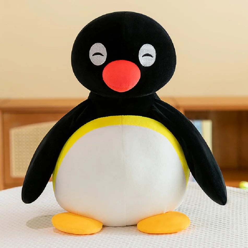 Niedliches Pinguin-Kaninchen-Plüschkissen, mollig, 3D-Neuheit, Pinguin-Puppe, Plüsch-Spielzeug, Baby-Schlafkissen, Geschenke für Kinder und Mädchen