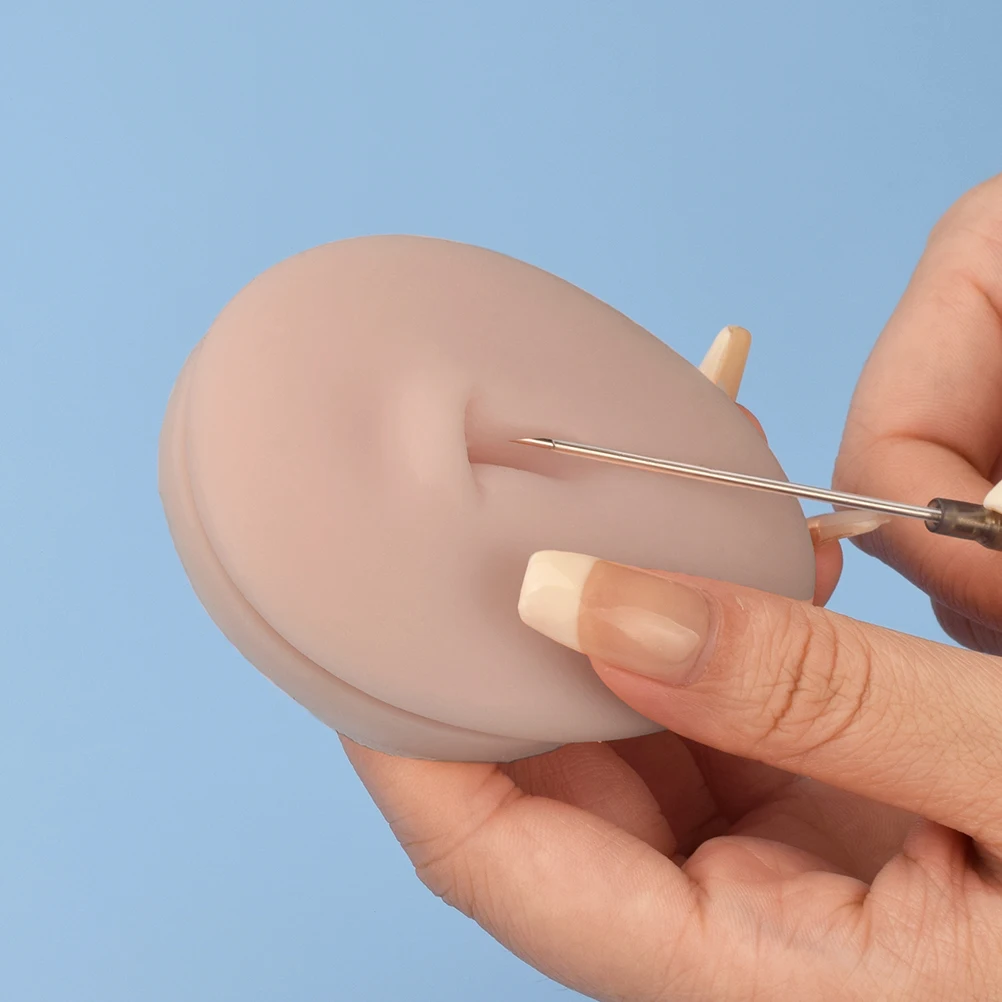 

Имитация кожи пупка 3D силиконовый искусственный пупок для практики татуировки тонкая текстура удобное ощущение рук искусственная кожа